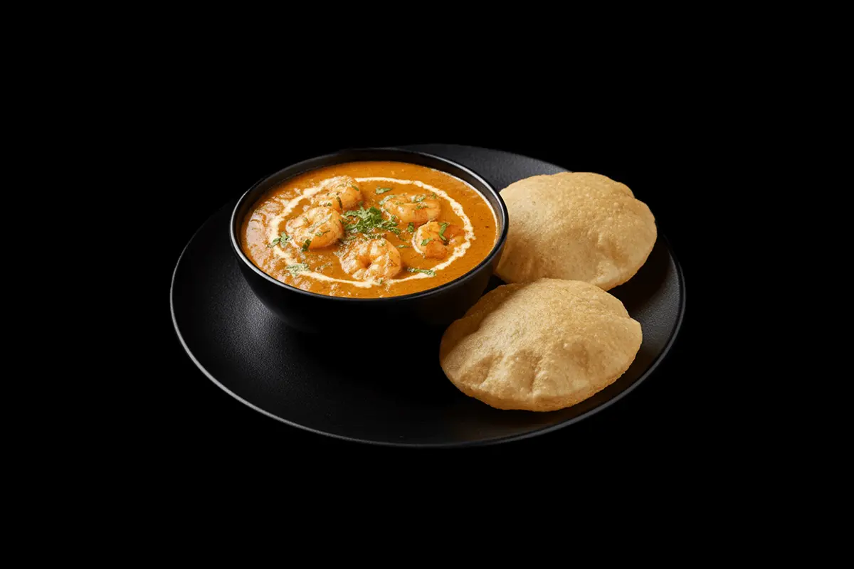 King Prawn Pathia Puri